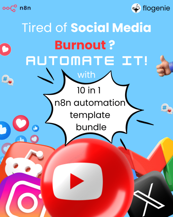 10 in 1 AI-Powered Social Media Automation Template Bundle